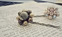Vintage Costume Jewelry Hair Clips