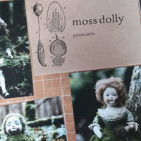 moss dolly postcards | set of 6