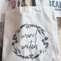 WORD WITCH totebag