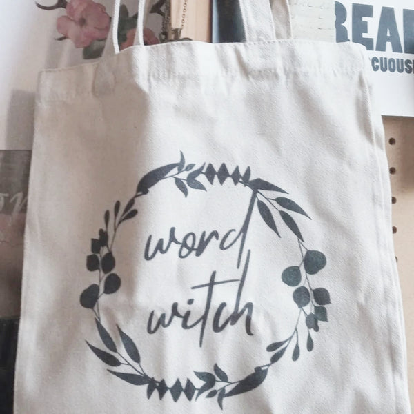 WORD WITCH totebag