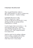 Eat All My Letters |   Siobhán Scarlett O’Reilly