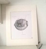 radio ocularia no. 2  | original collage